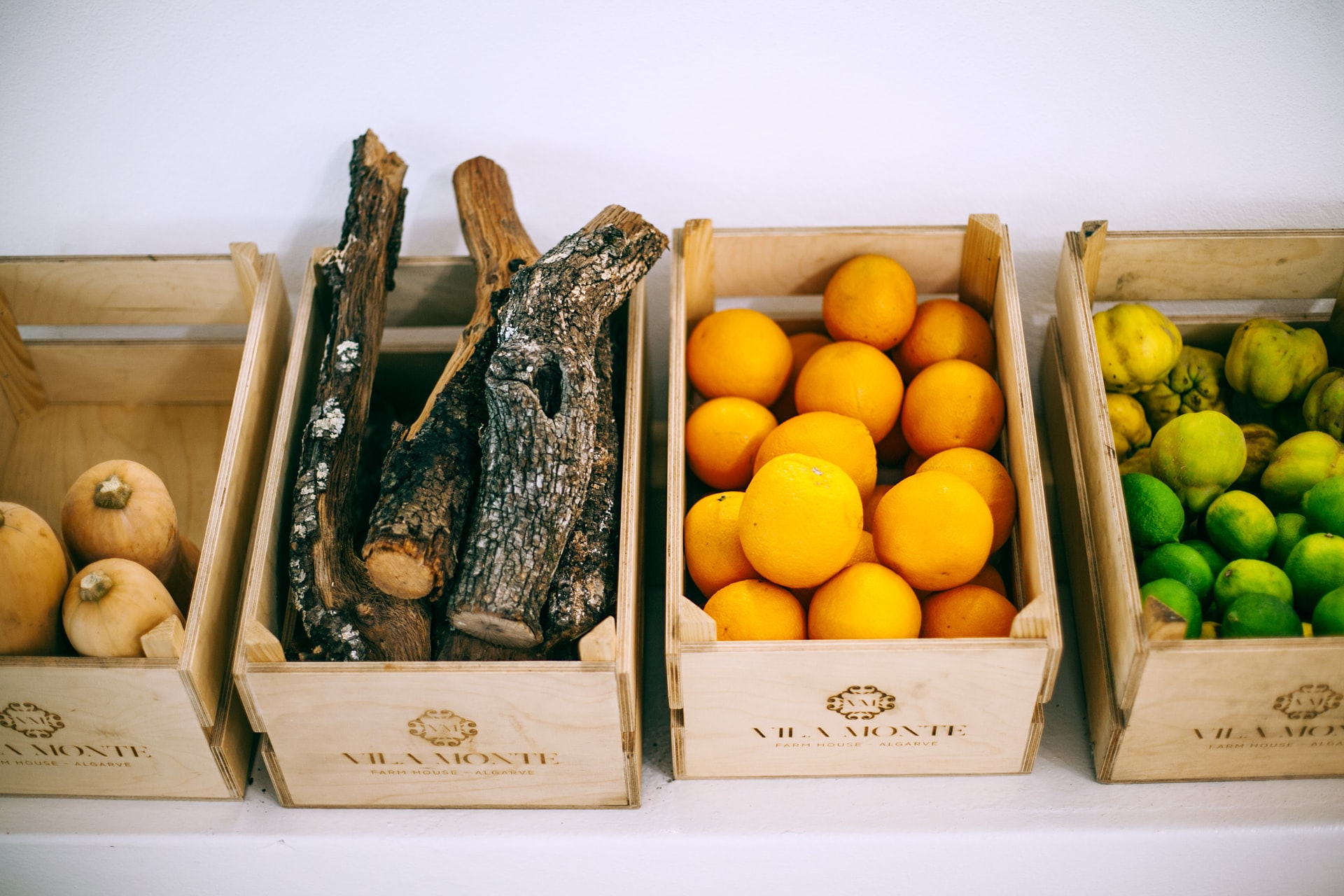 Wood Fruit Crates